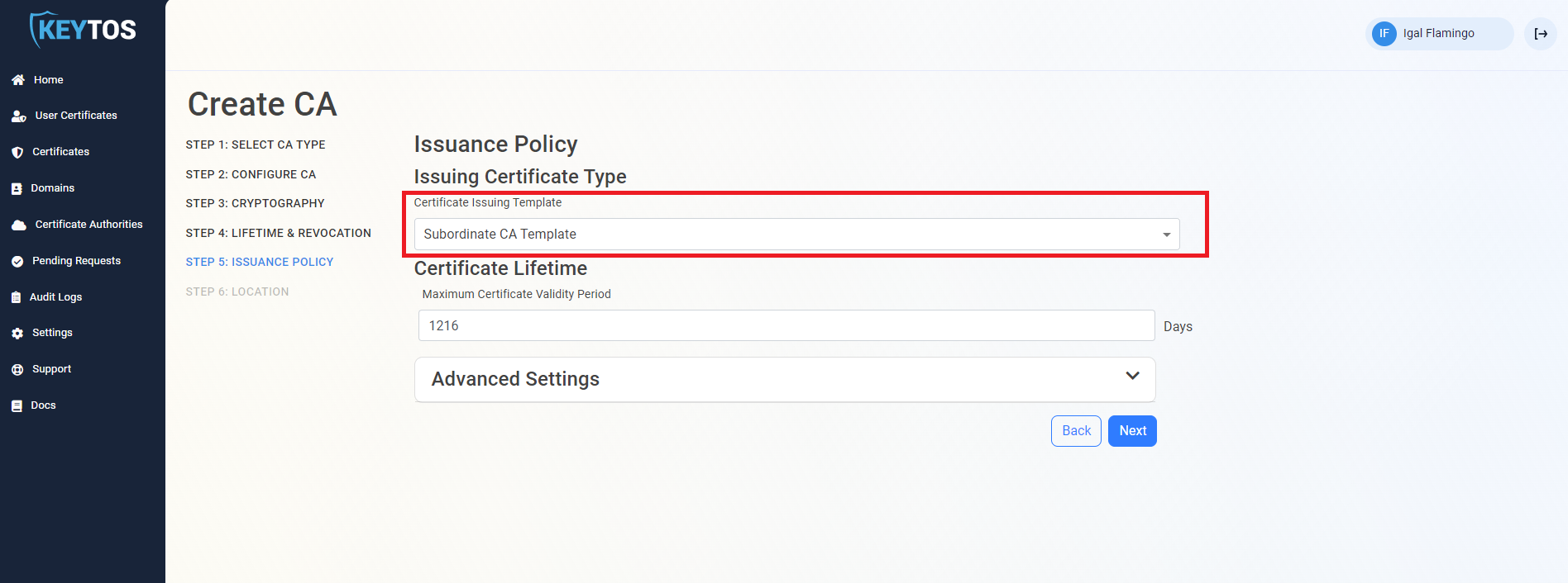 Create Root CA in Azure with EZCA