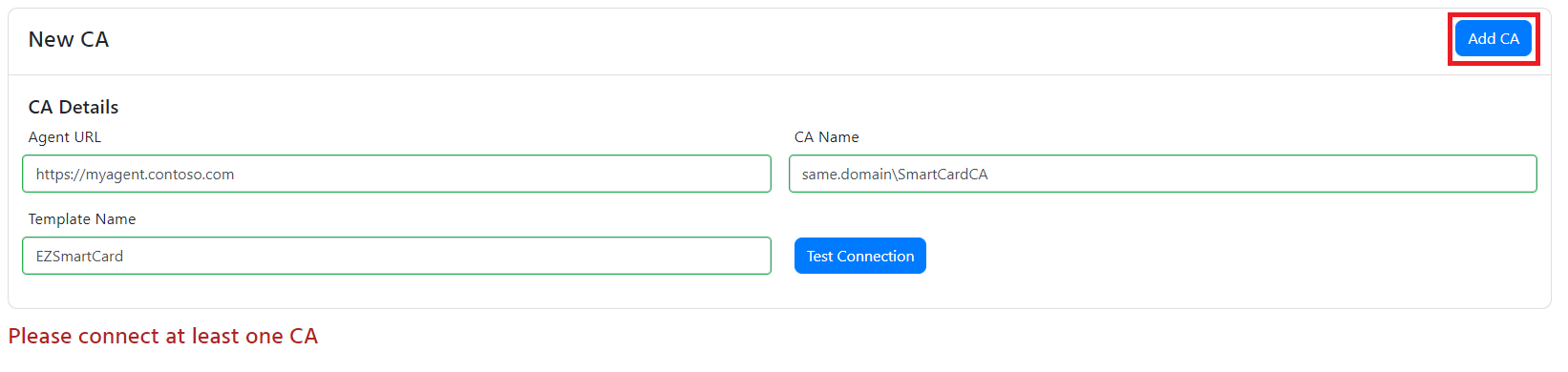 EZCMS add Microsoft Certificate Authority for Entra CBA