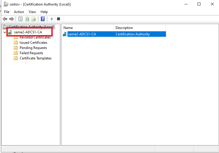 ADCS Setup Revocation for Smartcards